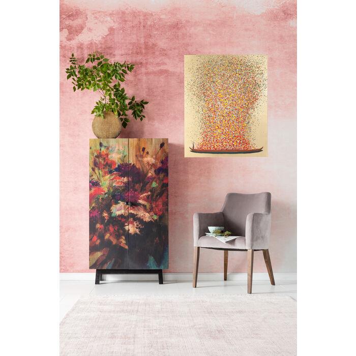 Kare Design Bild Touched Flower Boat Gold Pink Wandbild - HomeDesign Knaus wir schaffen Inspirationen 