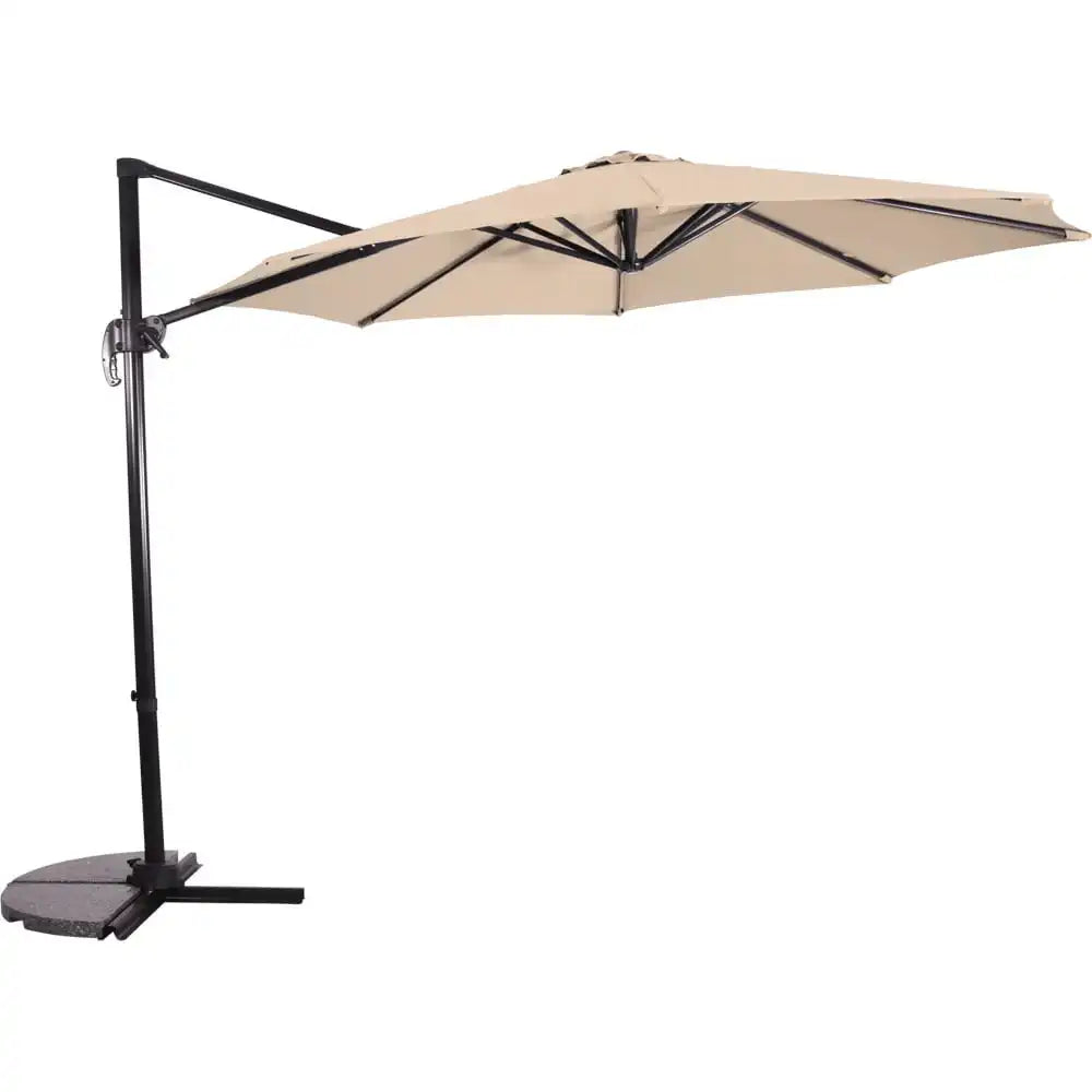 Designer Ampelschirm Libra ecru 3m Gartenschirm Sonnenschirm - HomeDesign Knaus