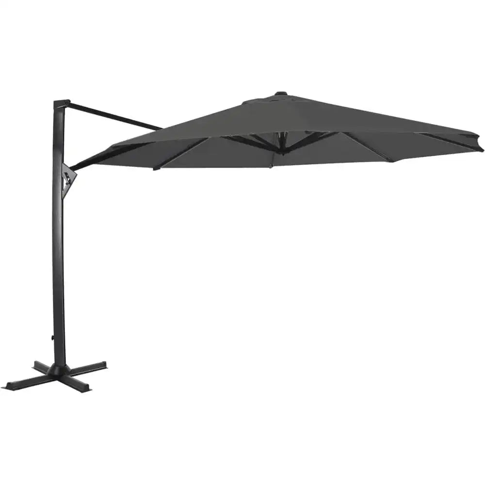 Designer Ampelschirm Taurus grau 3,5m Gartenschirm Sonnenschirm - HomeDesign Knaus