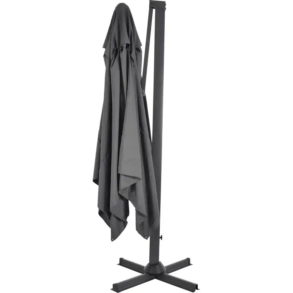 Designer Ampelschirm Taurus grau 3x4m Gartenschirm Sonnenschirm - HomeDesign Knaus