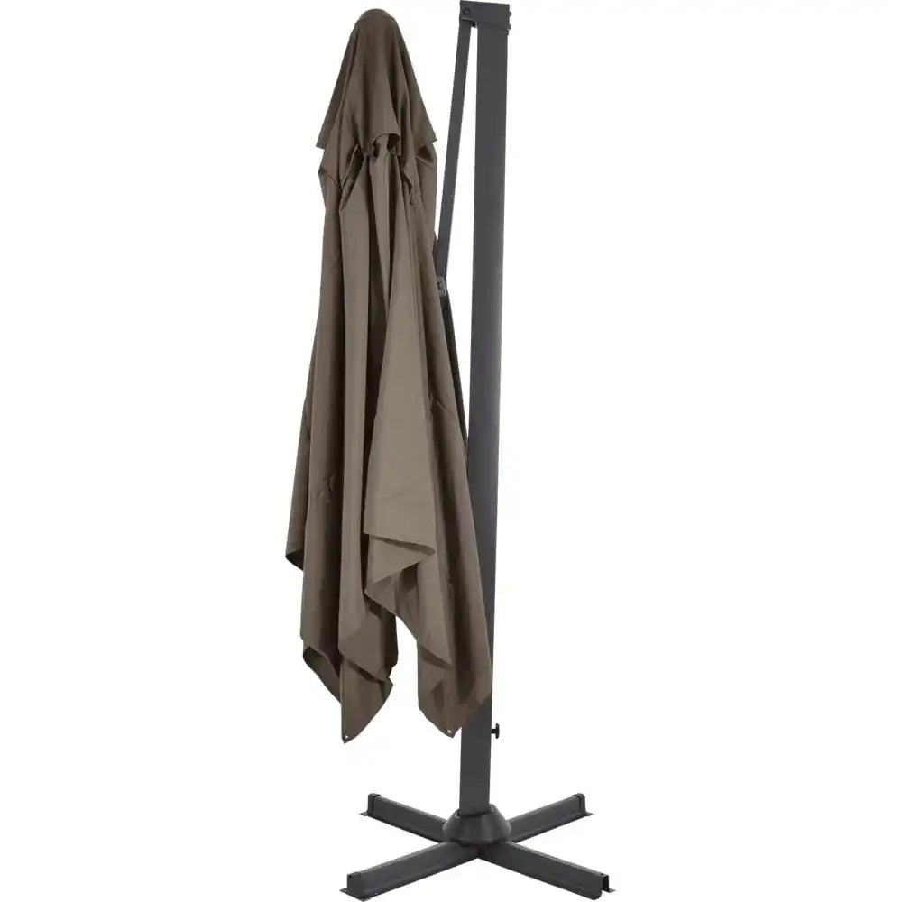 Designer Ampelschirm Taurus taupe 3,5m Gartenschirm Sonnenschirm - HomeDesign Knaus