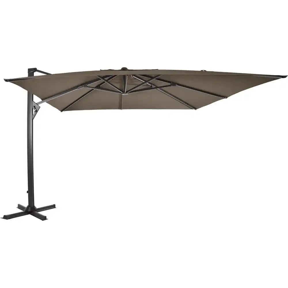 Designer Ampelschirm Taurus taupe 3x4m Gartenschirm Sonnenschirm - HomeDesign Knaus
