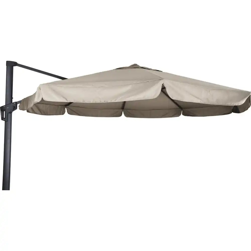 Designer Ampelschirm Virgo ecru 3,5m Gartenschirm Sonnenschirm - HomeDesign Knaus