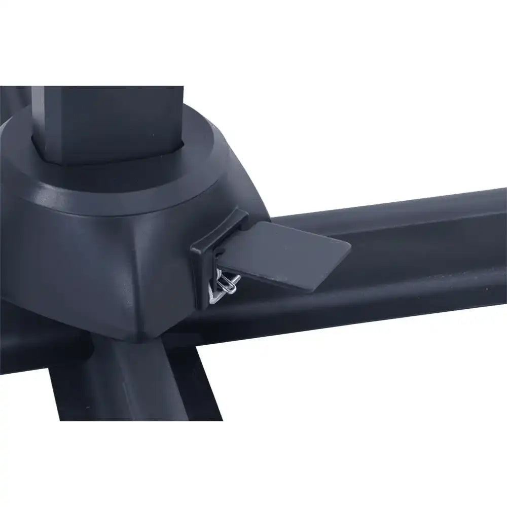 Designer Ampelschirm Virgo grau 3,5m Gartenschirm Sonnenschirm - HomeDesign Knaus