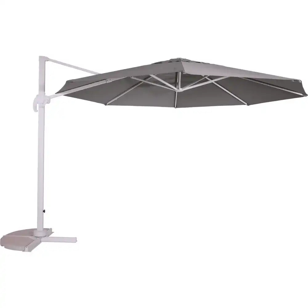 Designer Ampelschirm Virgo rock ohne Volant 3,5m Gartenschirm Sonnenschirm - HomeDesign Knaus