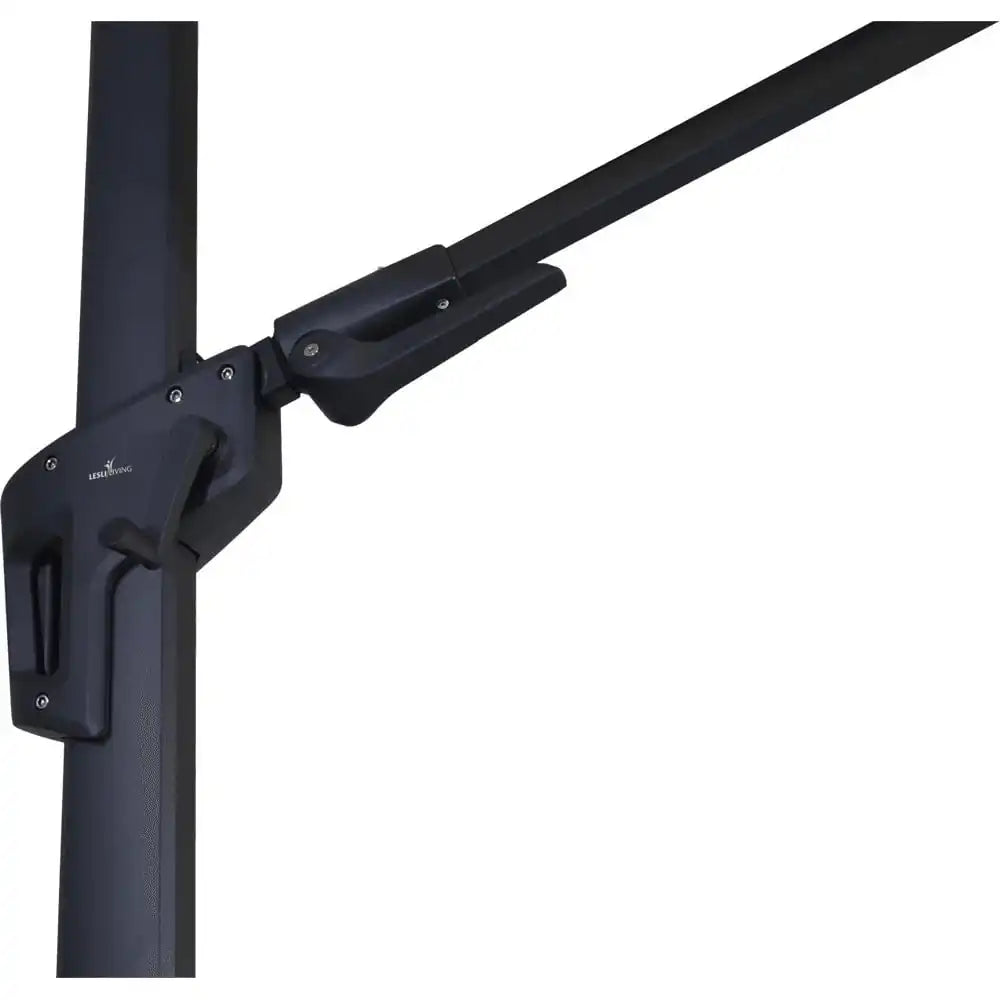 Designer Ampelschirm VirgoFlex ecru grau 3m Gartenschirm Sonnenschirm - HomeDesign Knaus