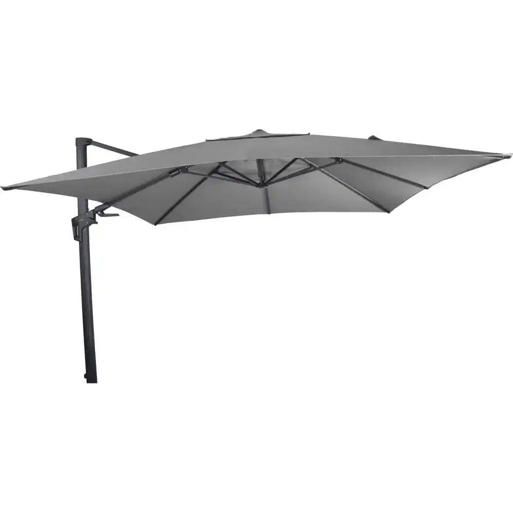 Designer Ampelschirm VirgoFlex grau 3m Gartenschirm Sonnenschirm - HomeDesign Knaus