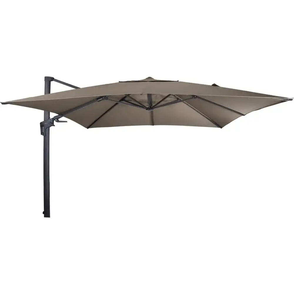 Designer Ampelschirm VirgoFlex taupe 3m Gartenschirm Sonnenschirm - HomeDesign Knaus