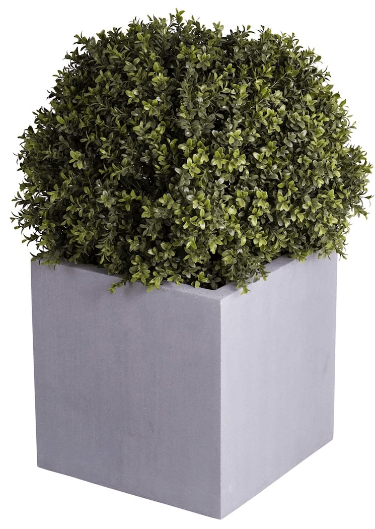 Designer Blumentopf Salvador Innen - Außenbereich UV- & frostbeständig Pflanzentopf grau - HomeDesign Knaus