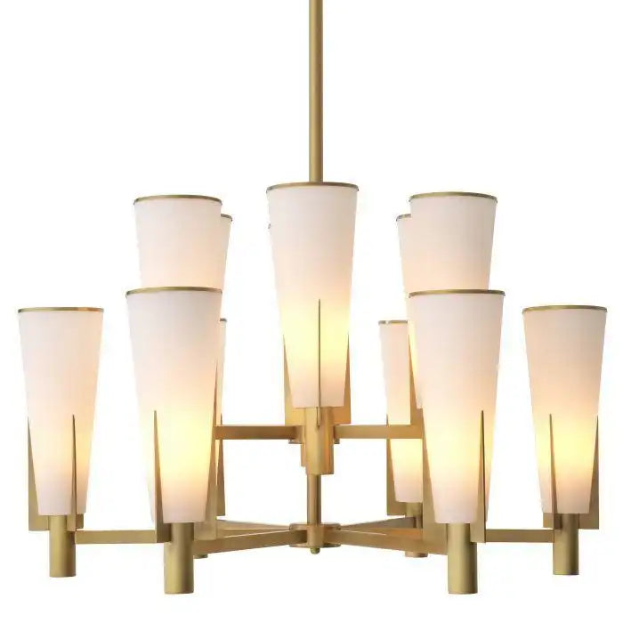 Designer Dino Kronleuchter Messing Antik Style Handarbeit - HomeDesign Knaus