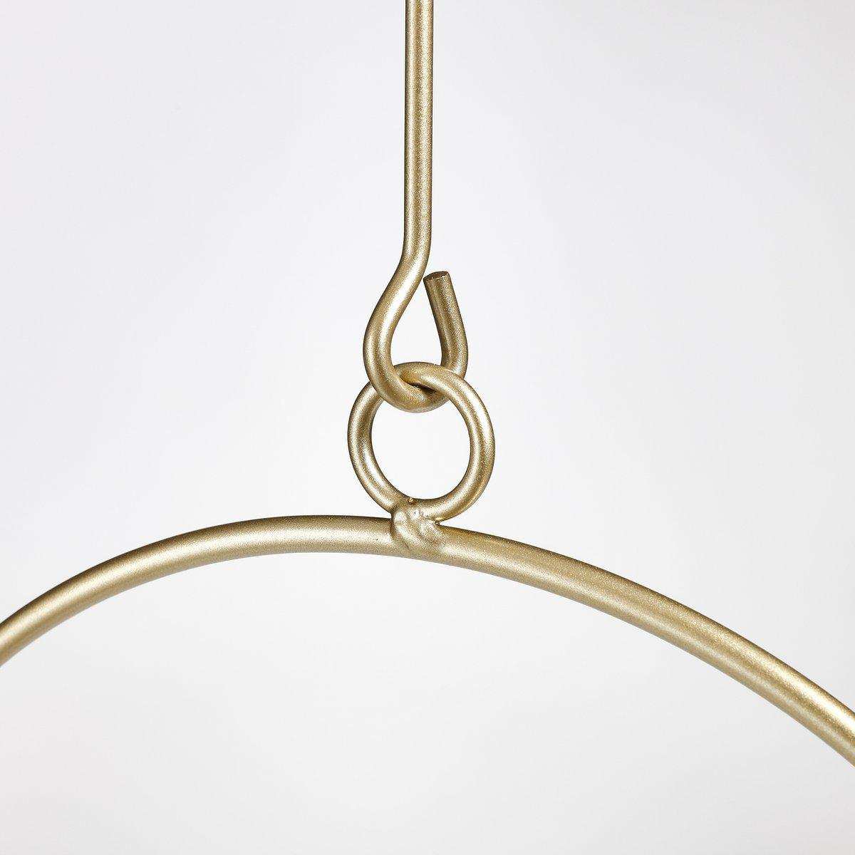 Dexter Blumentopf zum Aufhängen – L24 x B14 x H83 cm – Gold - HomeDesign Knaus