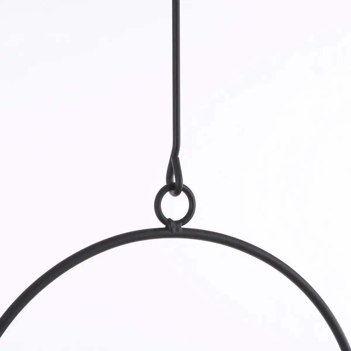 Dexter Blumentopf zum Aufhängen – L24 x B14 x H83 cm – Schwarz - HomeDesign Knaus