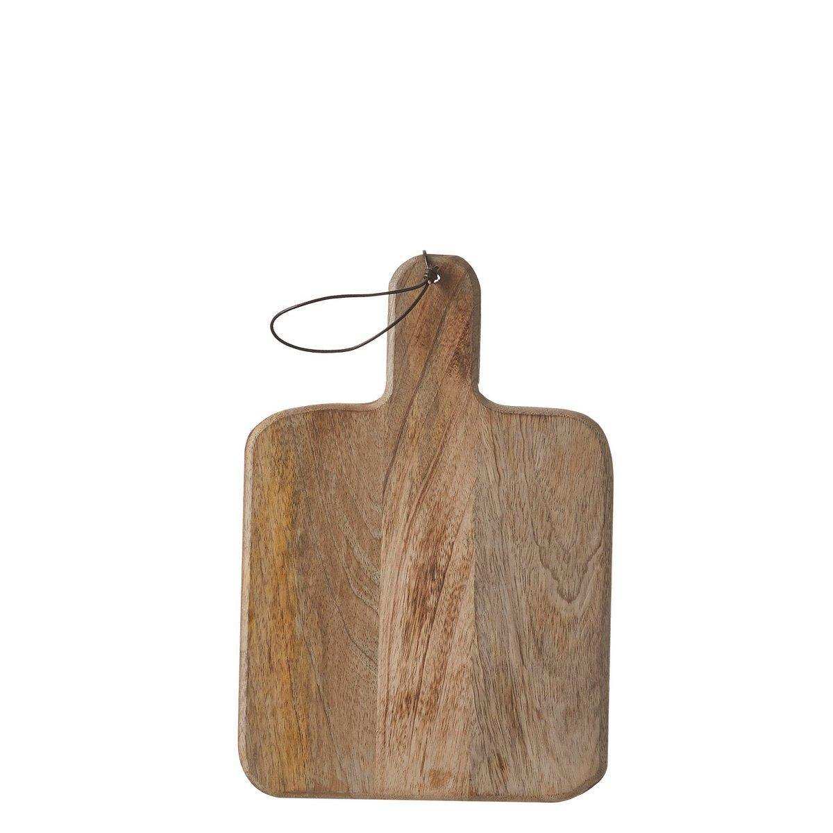 Duko-Servierbrett – L35 x B25 cm – 100 % FSC-Mangoholz – Braun - HomeDesign Knaus