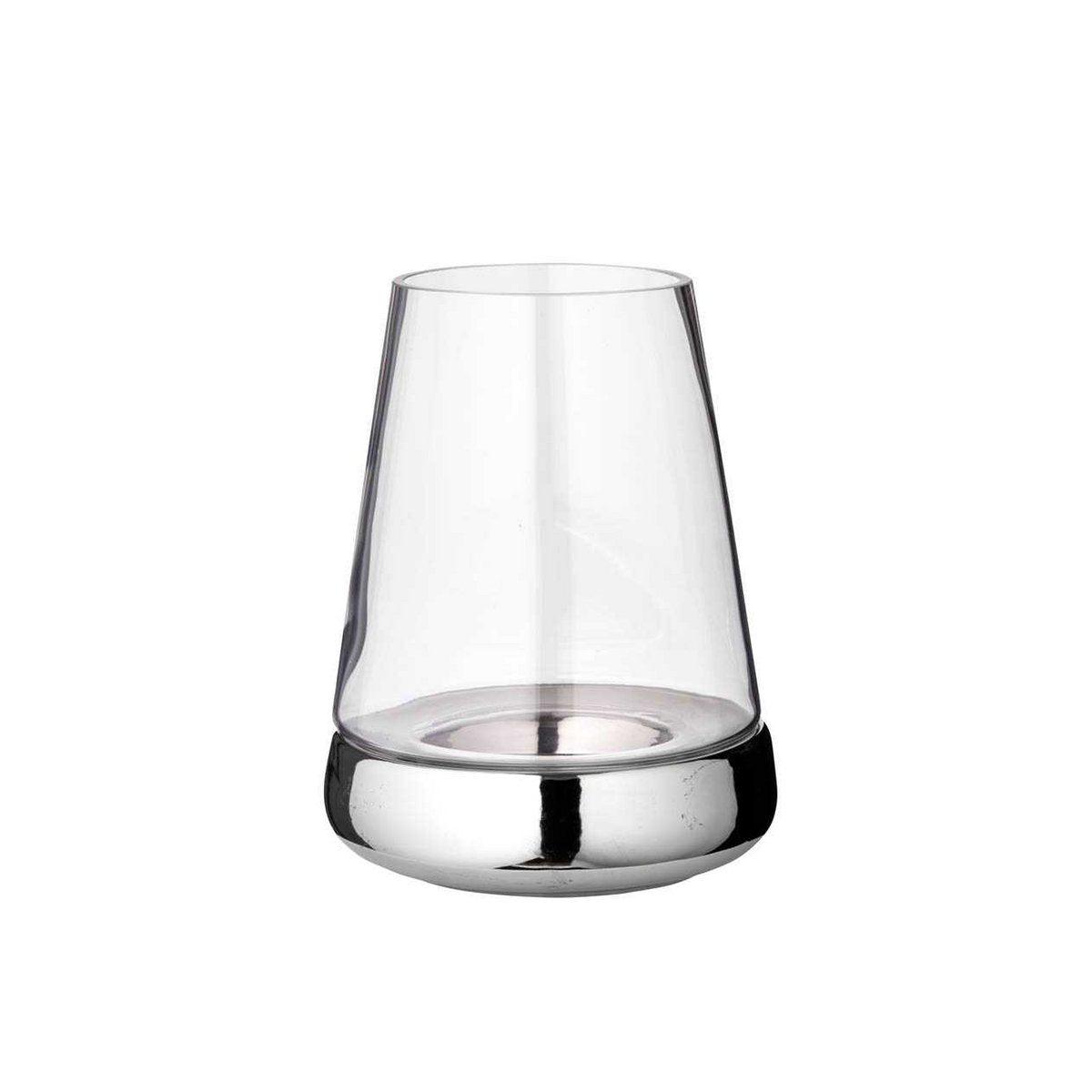 EDZARD Windlicht Kerzenglas Bora, Glas und Keramik, Höhe 28 cm - HomeDesign Knaus