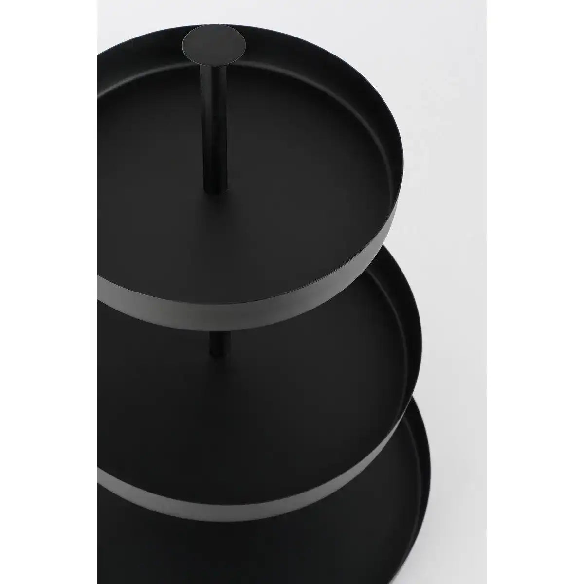 Etagere 3-lagig – H43,5 x Ø30 cm – Schwarz - HomeDesign Knaus