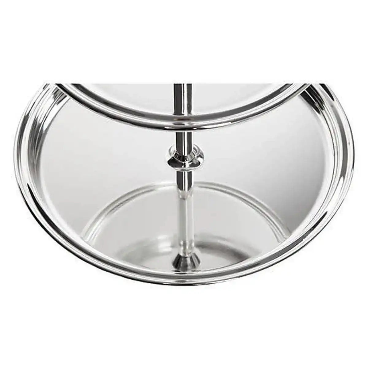 Etagere mit 3 Ebenen Fadenrand edel versilbert 30 Höhe - HomeDesign Knaus