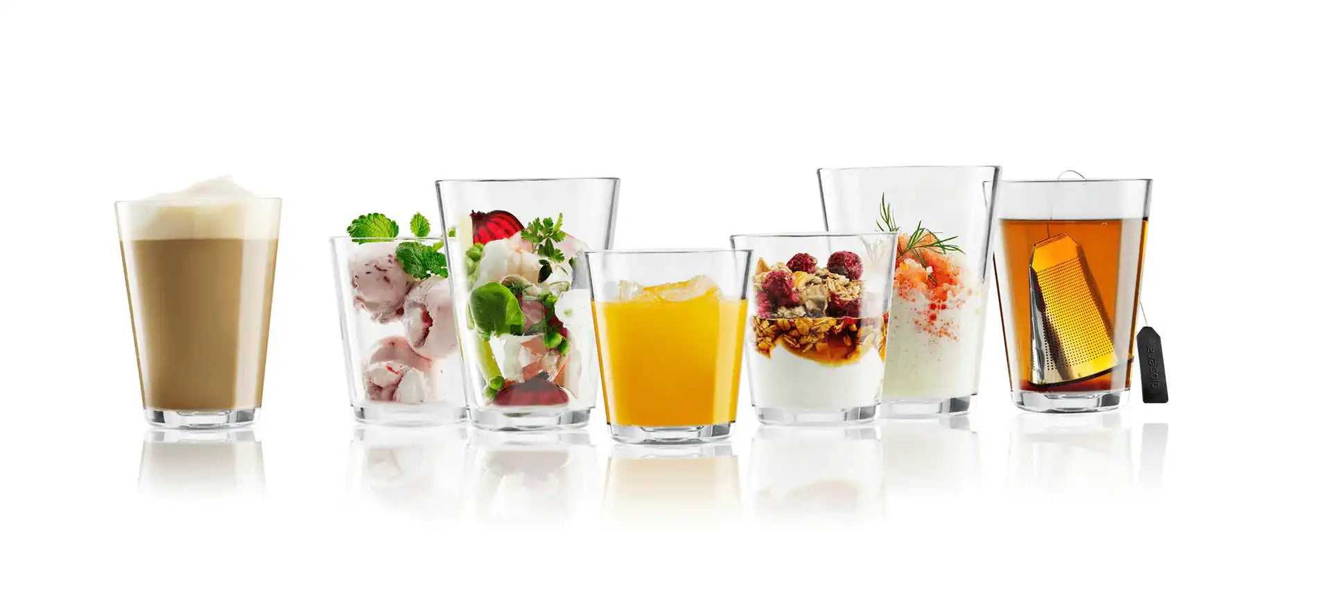 Eva Solo XL-Gläser 4er-Set transparent Borosilikat-Glas - HomeDesign Knaus