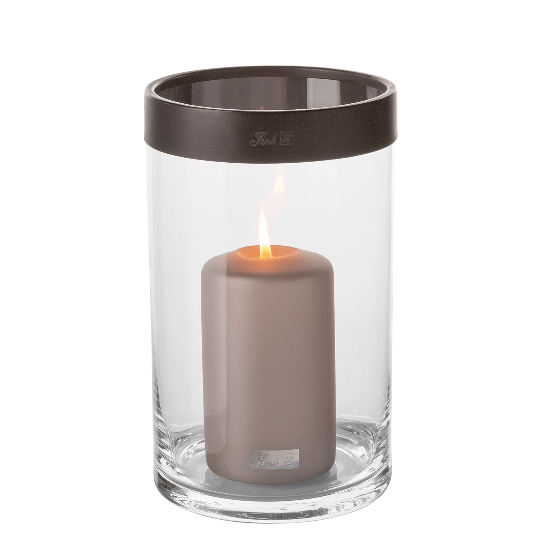 Fink Living RIBBON Glaszylinder Windlicht Kerzenlicht Handarbeit Hochwertig Unkat - HomeDesign Knaus wir schaffen Inspirationen 