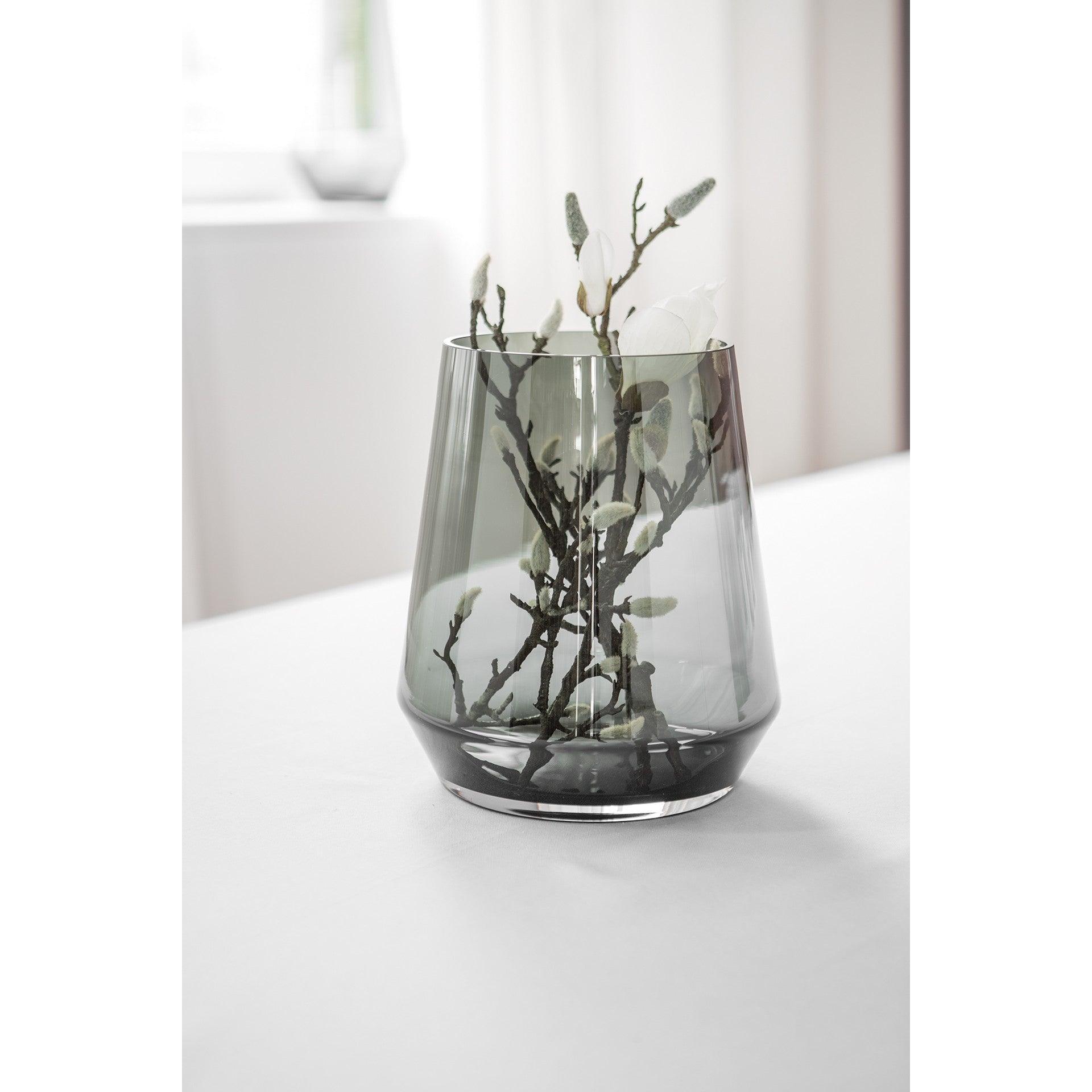 Fink Living LINEA Vase Blumenvase Bodenvase Grau 4 größen