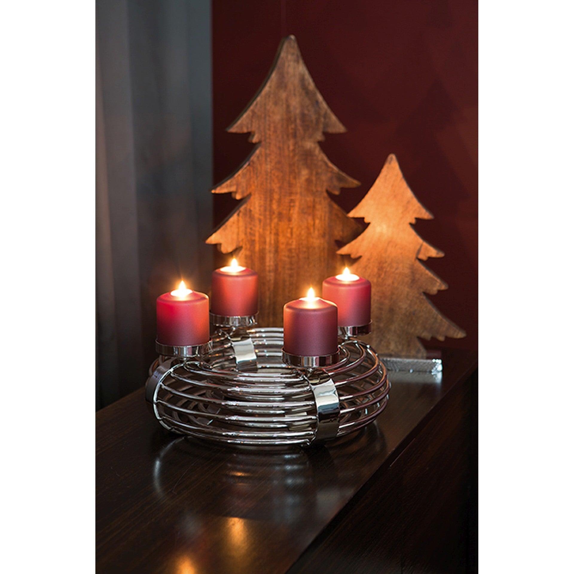 Fink Living VENTURA Adventskranz Kerzenleuchter  Handarbeit 40-60cm