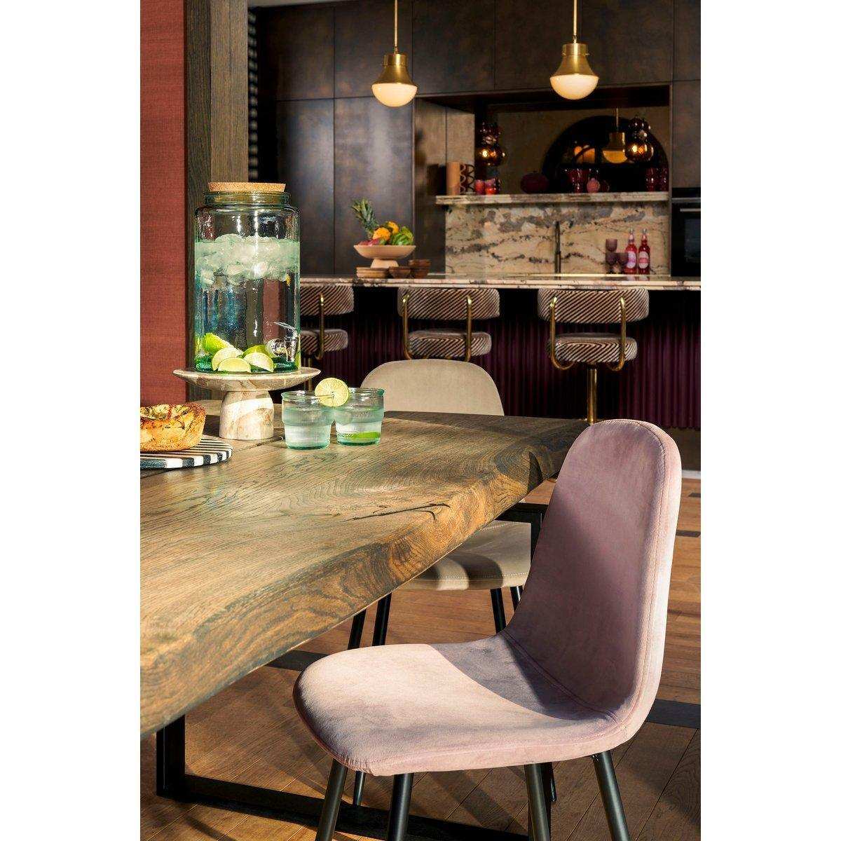 Finnos Kuchenteller – H11 x Ø25 cm – Marmor – Beige - HomeDesign Knaus