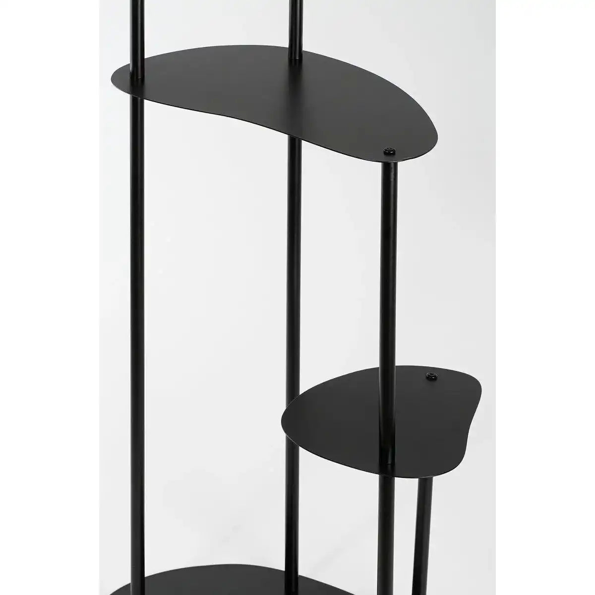Fonda Pflanzentisch – L47,5 x B27 x H100 cm – Metall – Schwarz - HomeDesign Knaus