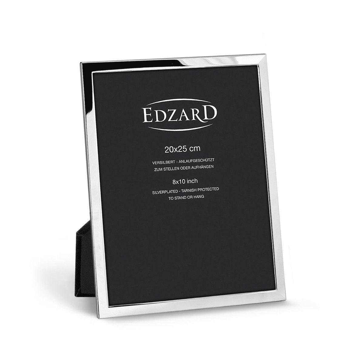 EDZARD Fotorahmen Bergamo, für Foto 20 x 25 cm, edel versilbert, anlaufgeschützt - HomeDesign Knaus