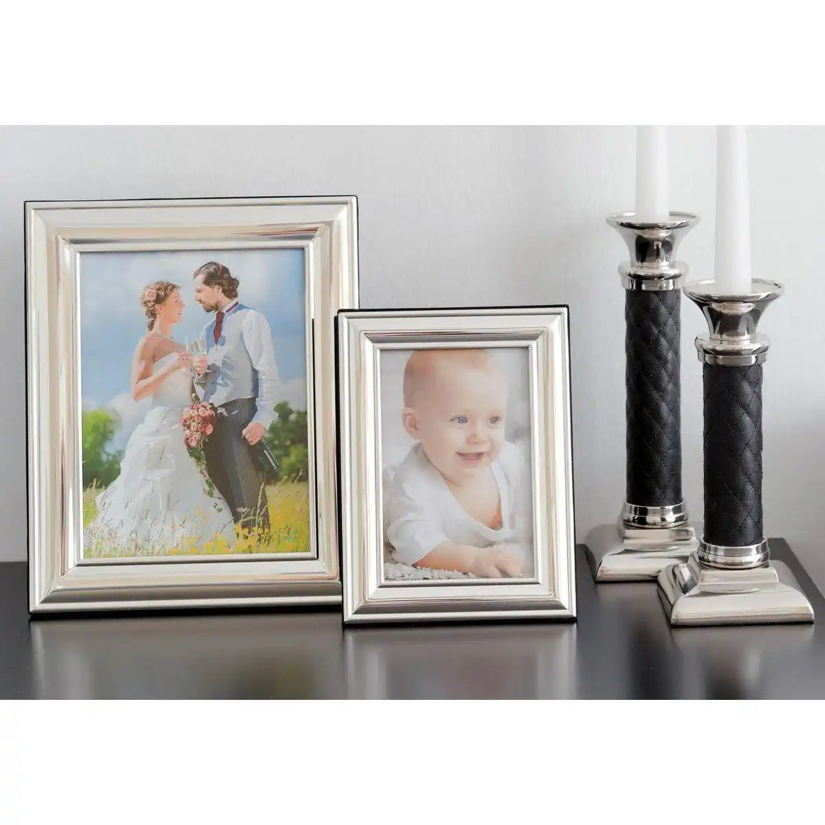 Fotorahmen Bilderahmen Sunset 9 x 13 cm edel versilbert - HomeDesign Knaus