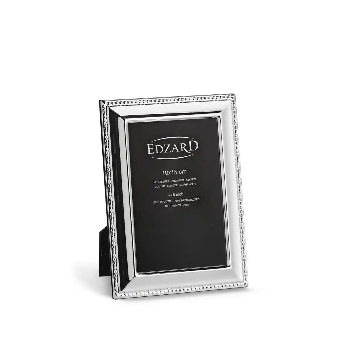 Fotorahmen Perla für Foto 10 x 15 cm, edel versilber 2 Aufhängern - HomeDesign Knaus