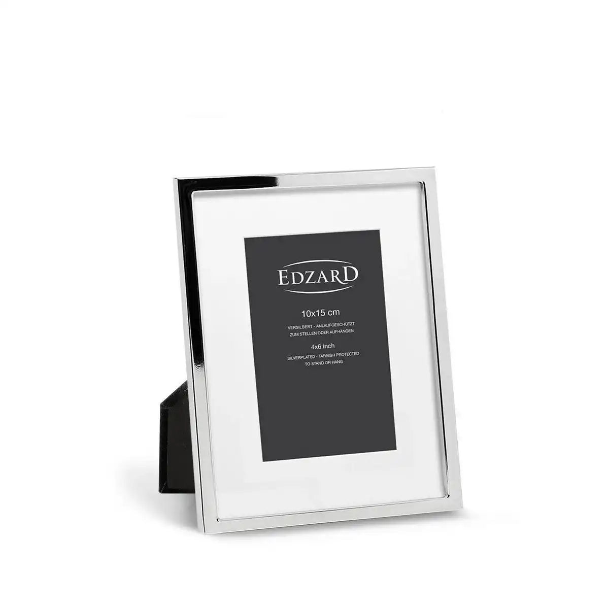 Fotorahmen Rivoli für Foto 10 x 15 cm, edel versilbert, anlaufgeschütz - HomeDesign Knaus