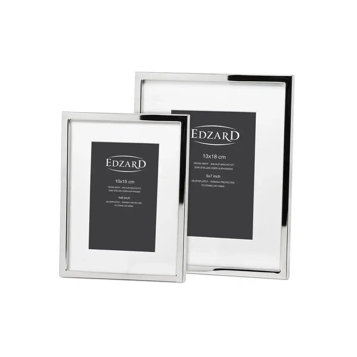 Fotorahmen Rivoli für Foto 13 x 18 cm, edel versilbert - HomeDesign Knaus