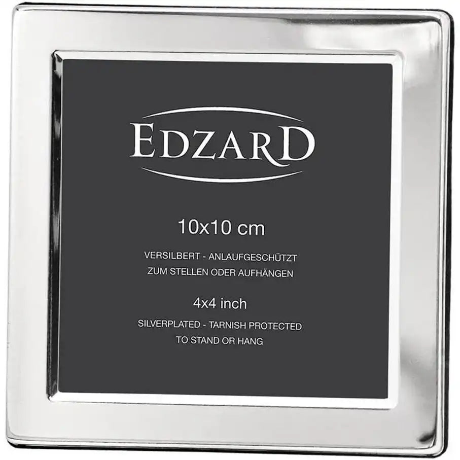 Fotorahmen Salerno für Foto 10 x 10 cm, edel versilbert, anlaufgeschützt - HomeDesign Knaus