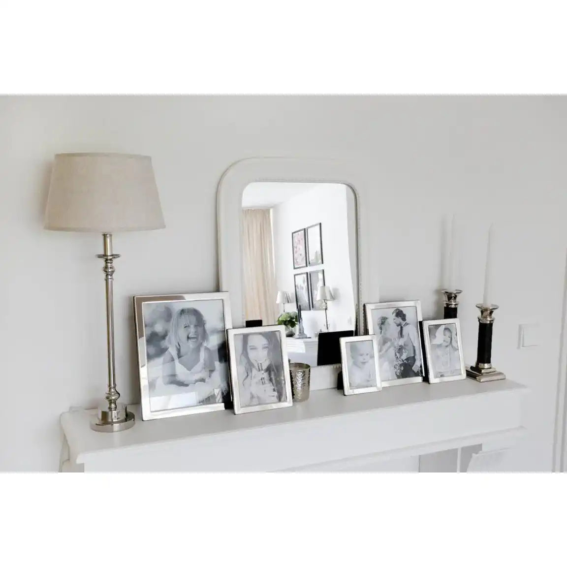 Fotorahmen Salerno für Foto 20 x 25 cm, edel versilbert - HomeDesign Knaus