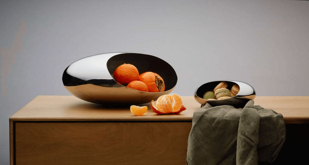 Philippi Designer COCOON Fruchtschale Hochglanzpoliert Unikat - HomeDesign Knaus wir schaffen Inspirationen 