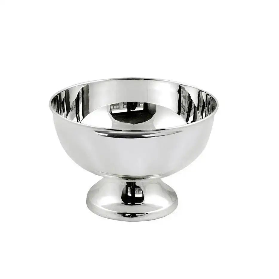 Fußschale Schale Dekoschale Palma schwerversilbert - HomeDesign Knaus