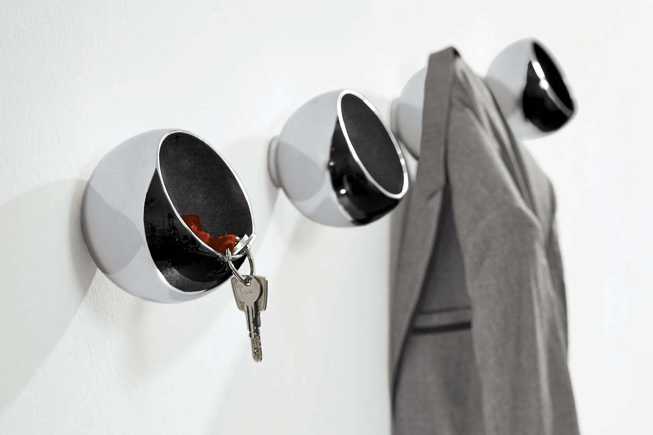 Philippi SPHERE Garderobenkugel Schlüsselablage Aluminium - HomeDesign Knaus wir schaffen Inspirationen 