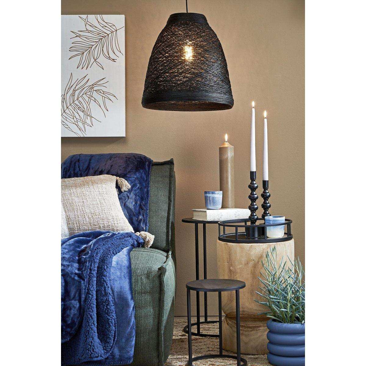 Gardo Kerzenständer – H26 x Ø6 cm – Metall – Schwarz - HomeDesign Knaus