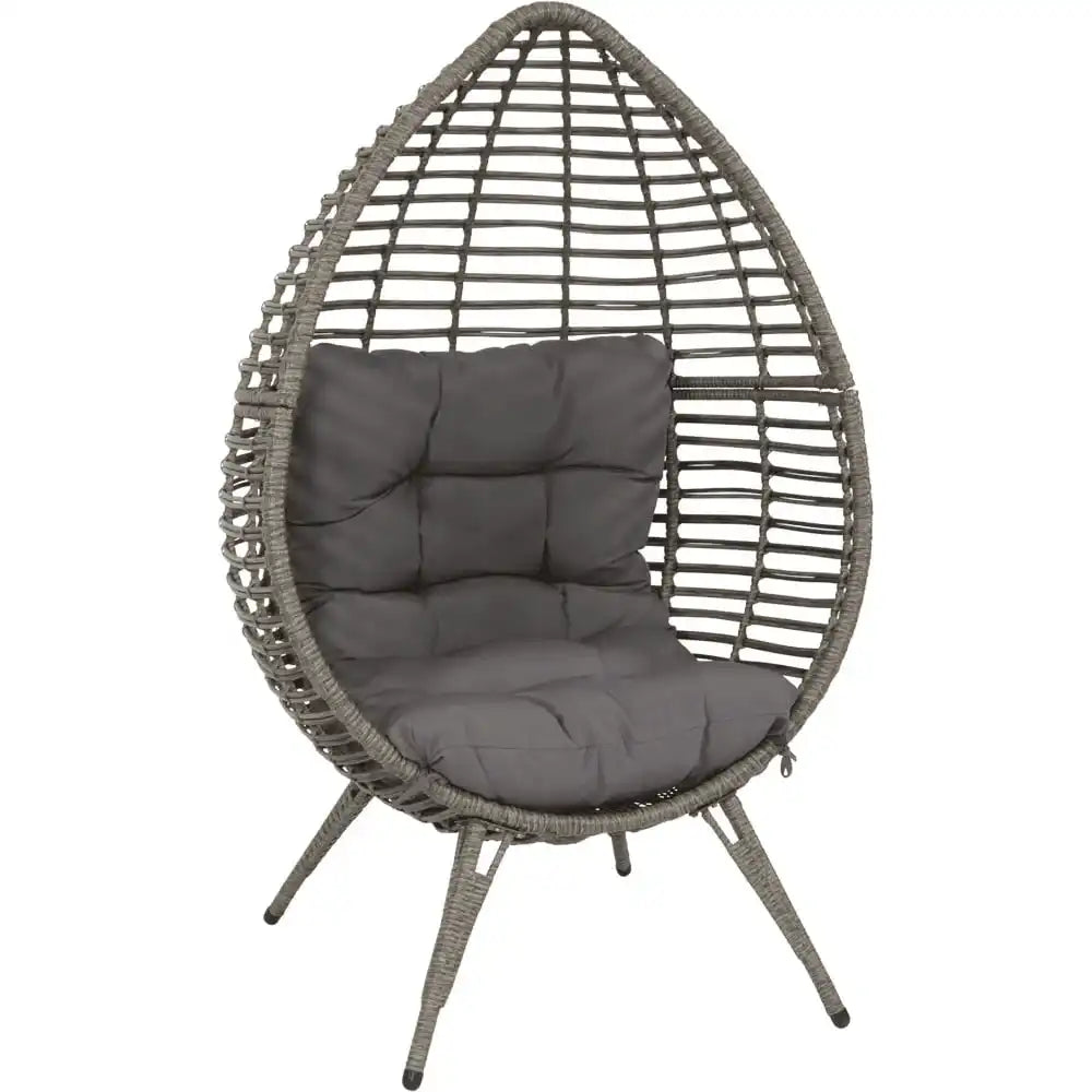Gartenstuhl Chill Straw Relaxsessel Relaxstuhl Polyrattan-Geflecht - HomeDesign Knaus