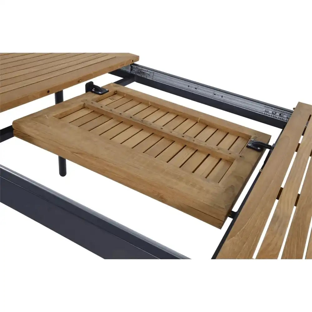 Gartentisch Ausziehtisch Esstisch Monza anthrazit 152/210x89 - HomeDesign Knaus