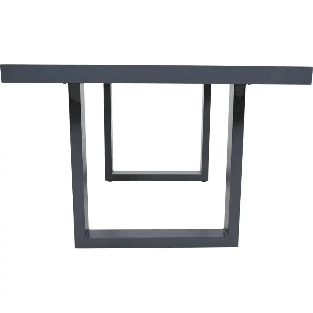 Gartentisch Esstisch Lounge Prato Negro 140x85x67cm - HomeDesign Knaus