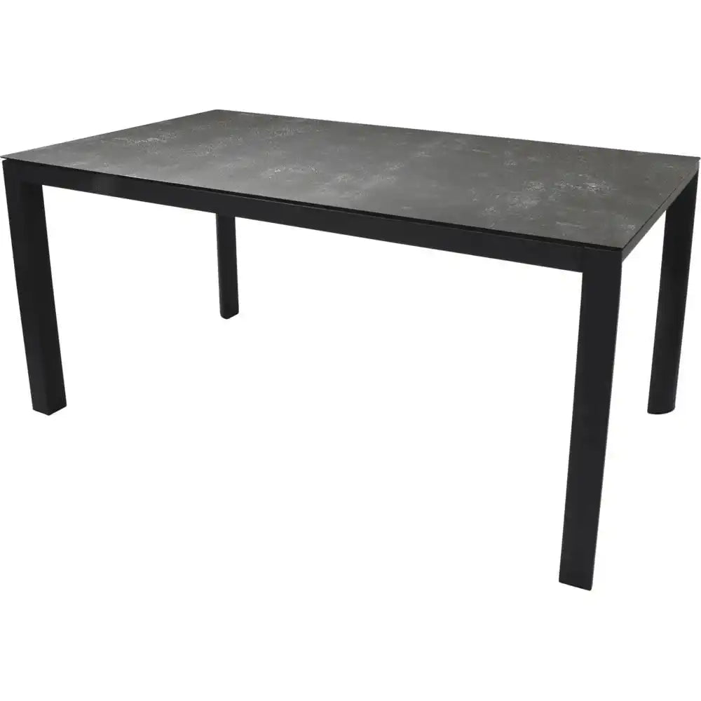 Gartentisch Esstisch Mojito Keramikplatte Negro 160x90cm - HomeDesign Knaus
