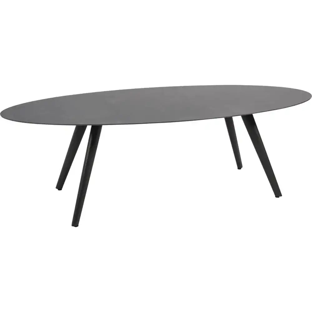 Gartentisch Esstisch Mojito Keramikplatte Negro oval 240x110x74cm - HomeDesign Knaus