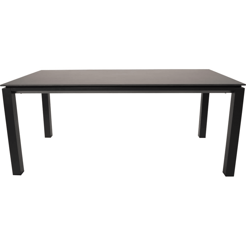 Designer Gartentisch Esstisch Tisch Monaco Negro 180x90cm - HomeDesign Knaus