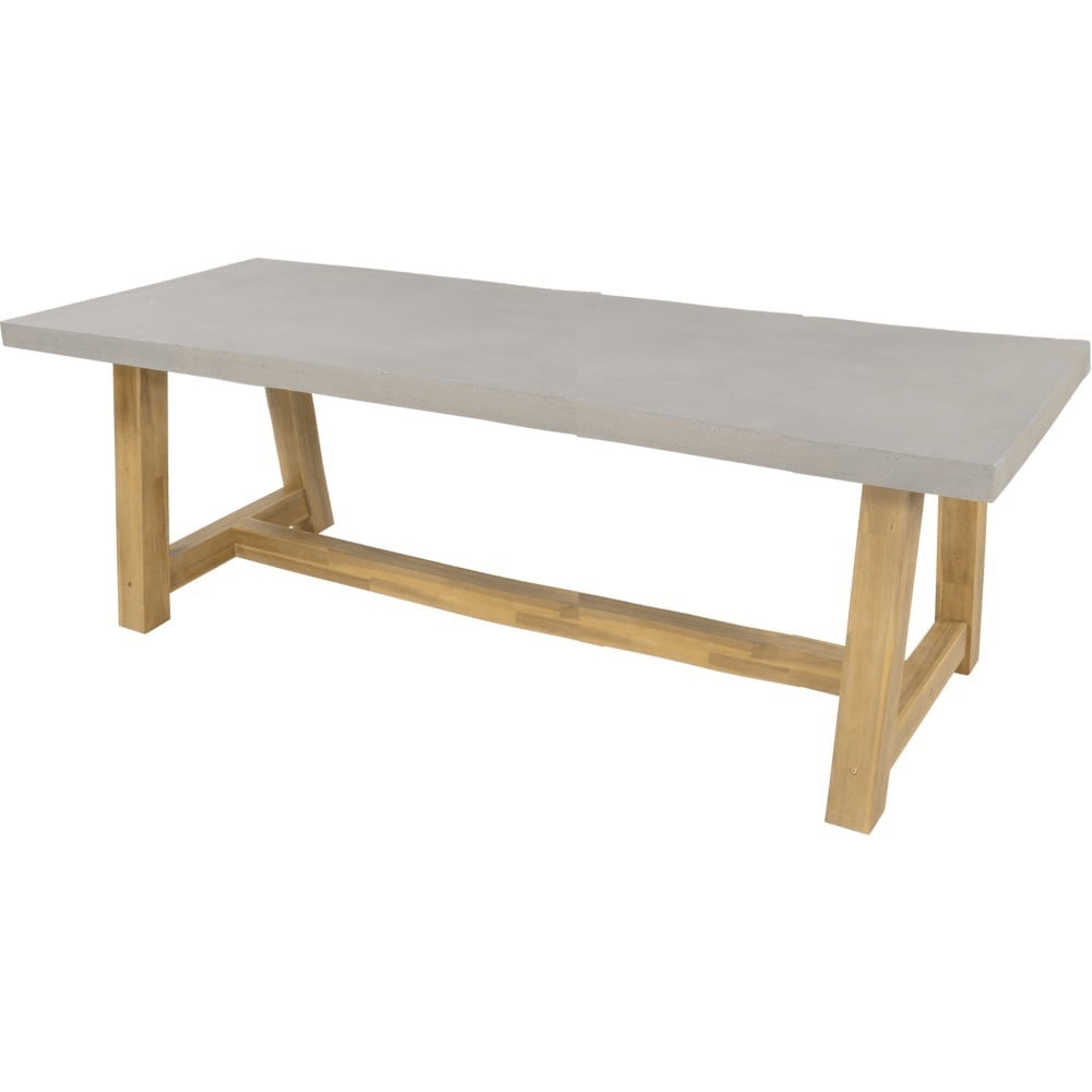 Designer Gartentisch Esstisch Tisch Judy Betonoptik 250x100cm - HomeDesign Knaus