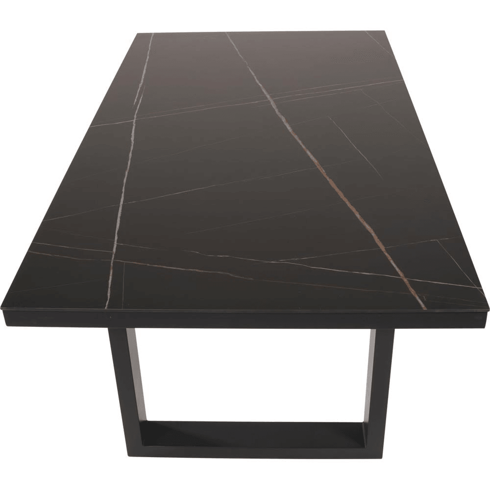 Designer Gartentisch Lounge Tisch hoch Monaco Negro 140x80cm - HomeDesign Knaus