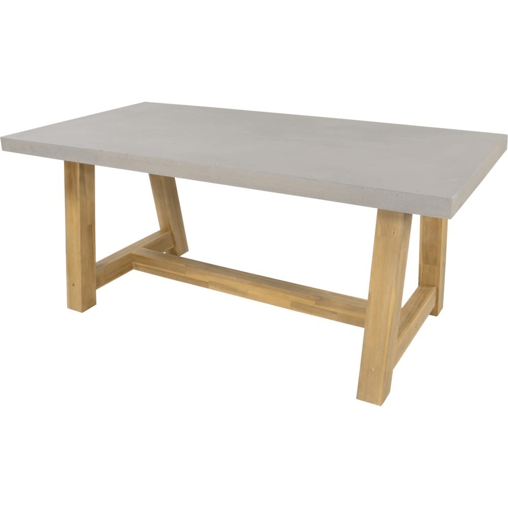 Designer Gartentisch Esstisch Tisch Judy Betonoptik 180x90cm - HomeDesign Knaus