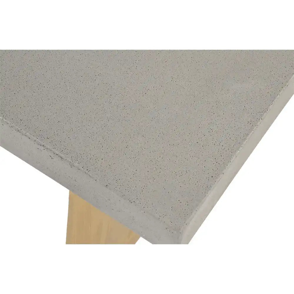 Gartentisch Teakholz Esstisch Judy Betonoptik 180x90 - HomeDesign Knaus