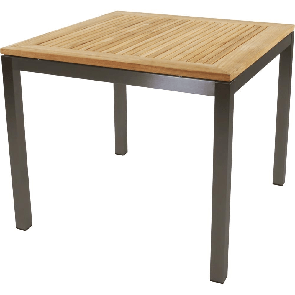 Designer Gartentisch Tisch Marmaris Edelstahl Gartenmöbel 90x90cm - HomeDesign Knaus
