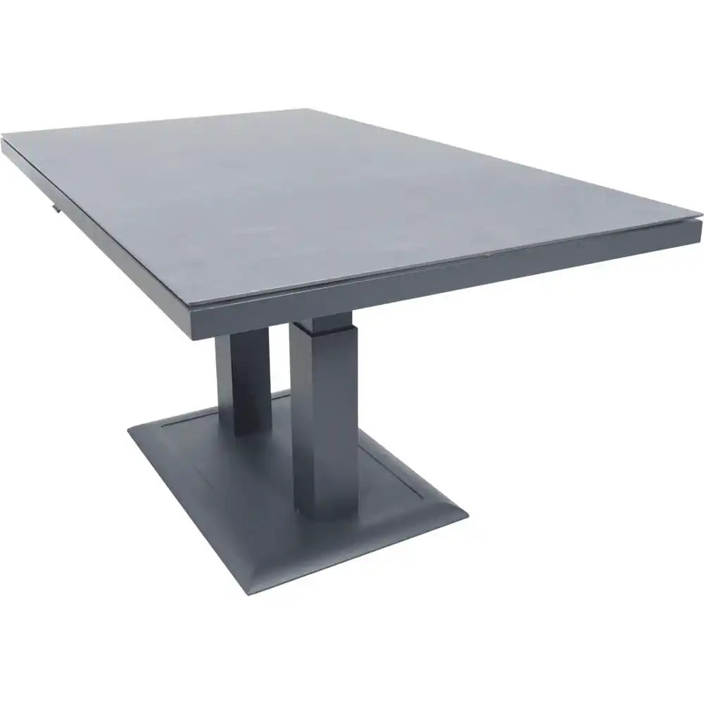 Gartentisch verstellbar Esstisch Loungetisch Mojito Keramik 140x85x50-72cm - HomeDesign Knaus