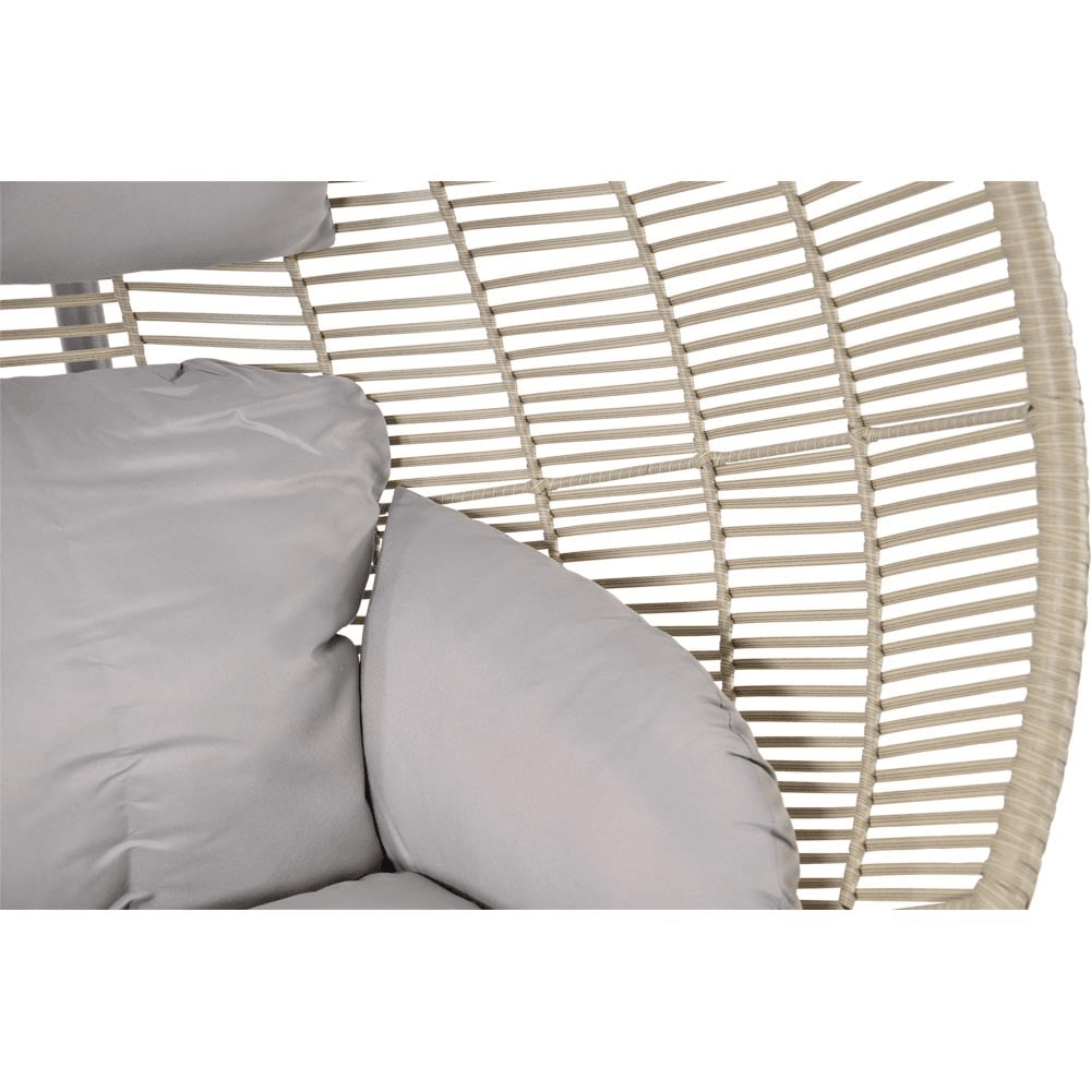 Designer Hängesessel Relaxsessel Circle pulverbeschichtete Stahlgestell - HomeDesign Knaus